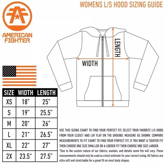 AMERICAN FIGHTER Women's Long sleeve Thermal Shirt - Picture 5 of 6